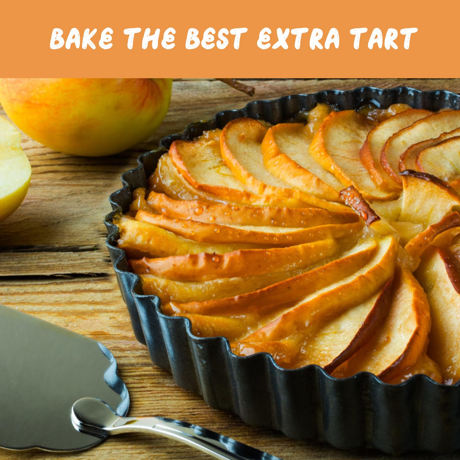 RICHSC-PAN pie and quiche-ready pan for sweet and savory fillings.