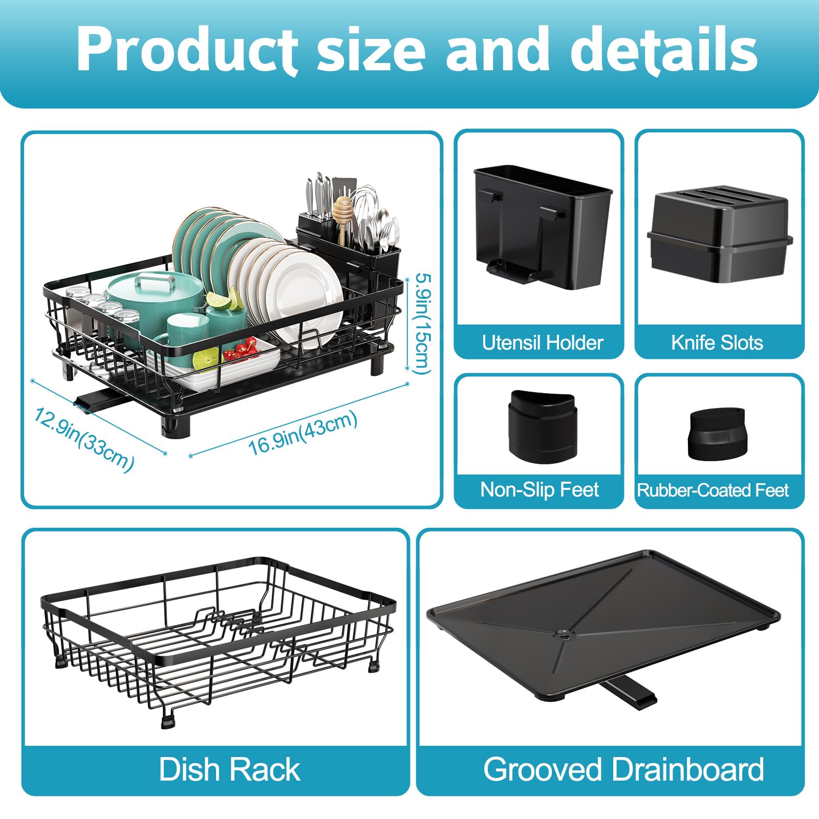 Ricobes easy-clean surface wipes clean in seconds.