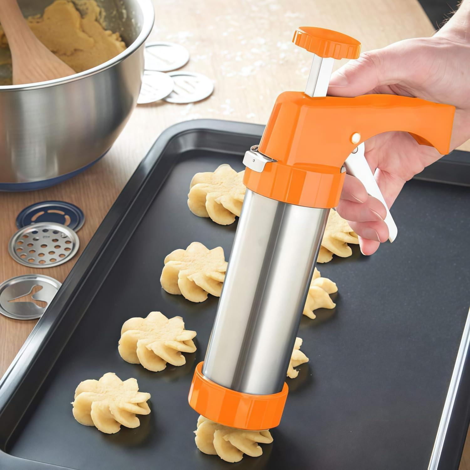 Ridanstian gift ready cookie press kit ideal for holidays