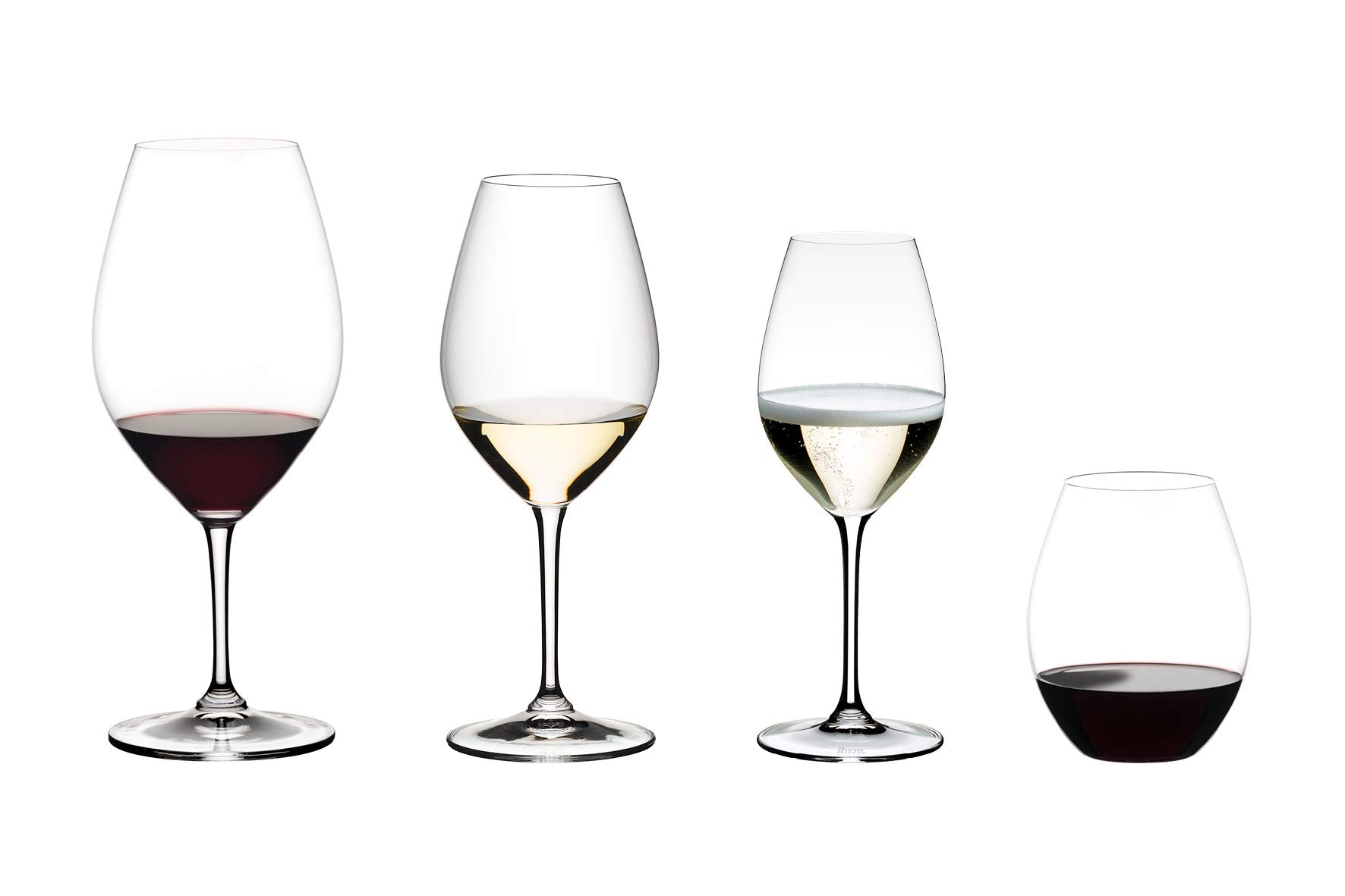 Riedel 00 Collection 001 dishwasher safe label confirms easy cleaning.