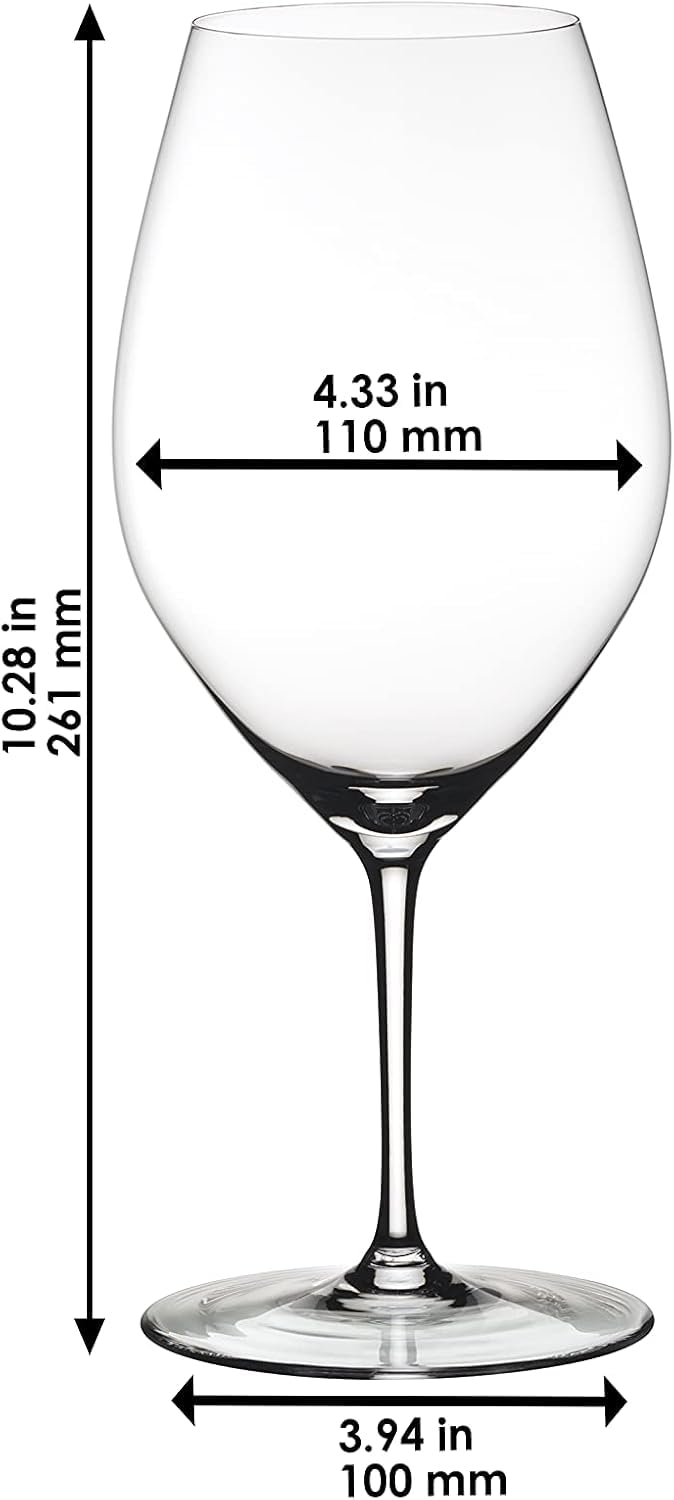 Riedel 00 Collection 001 red wine glass closeup emphasizes crystal clarity and craftsmanship.