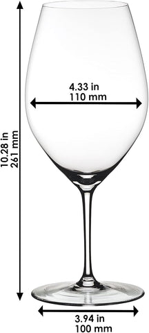 Riedel 00 Collection 001 red wine glass closeup emphasizes crystal clarity and craftsmanship.