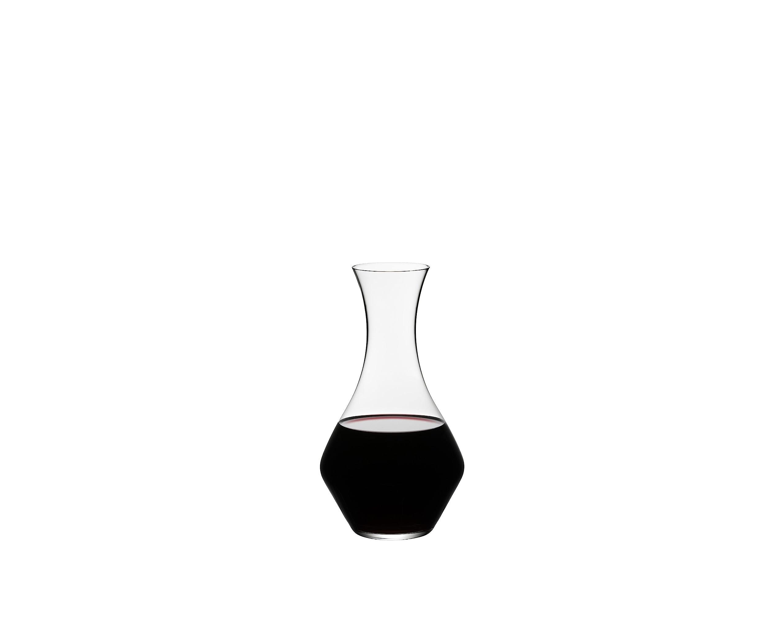 RIEDEL Cabernet Decanter pour demonstrates secure grip for elegant serving.