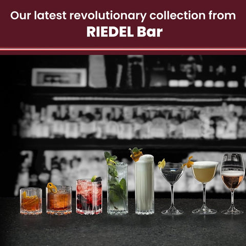 Riedel Neat Glass emphasizes precise ice capacity and balanced pours
