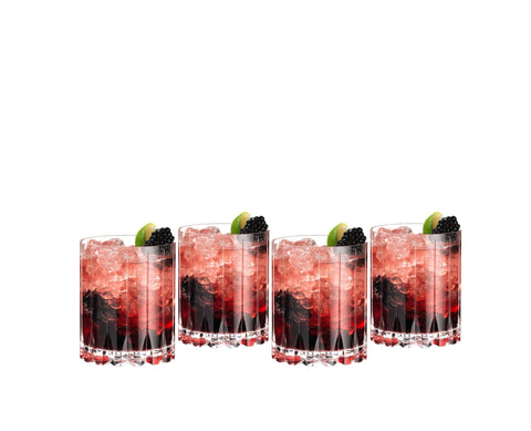Riedel DSG double rocks glass front view for precise 60 ml pours
