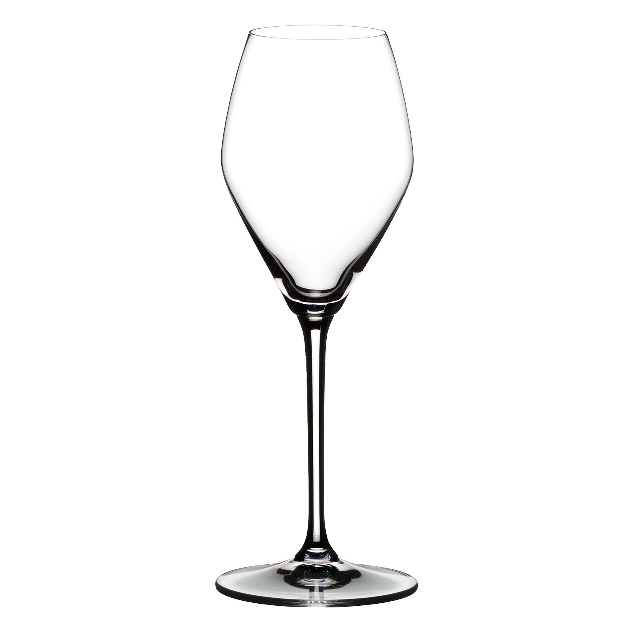Riedel Extreme Rosé/Champagne glass balances acidity to reveal red berry aromas
