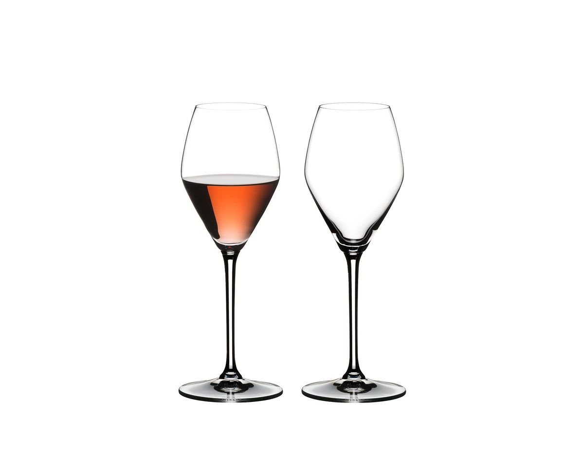 Riedel Extreme Rosé champagne glass showcasing bouquet and freshness