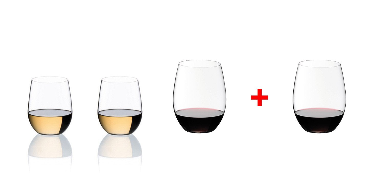 Riedel O Cabernet/Merlot glass enhances red wine aroma and balance.