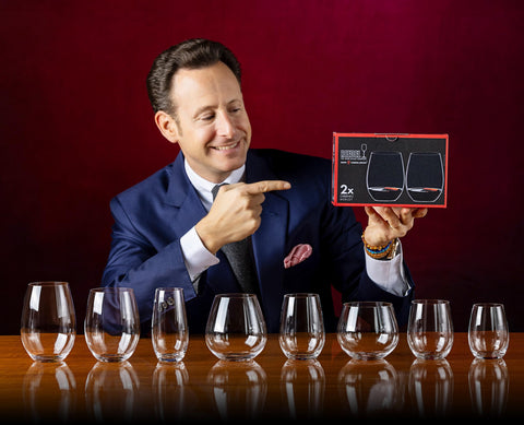 Riedel The O has 21.87-ounce capacity for generous pours.