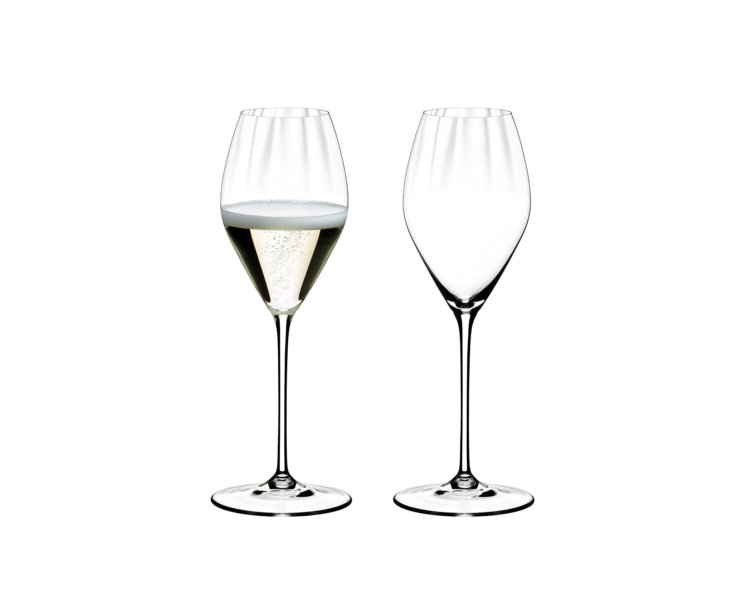 Riedel Performance Champagne Glass 2-pack for elegant home celebrations with sparkling wine.
