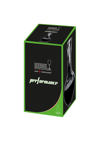Riedel Performance Decanter for white wines opens delicate notes