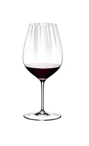 Riedel Performance dishwasher-safe glasses for easy cleanup after tastings.