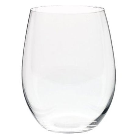 Riedel The O glass close-up highlights ergonomic grip and modern style.