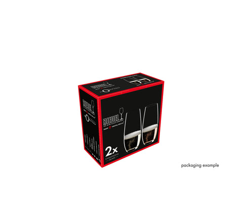 Riedel The O comfortable hold enhances the sipping experience.
