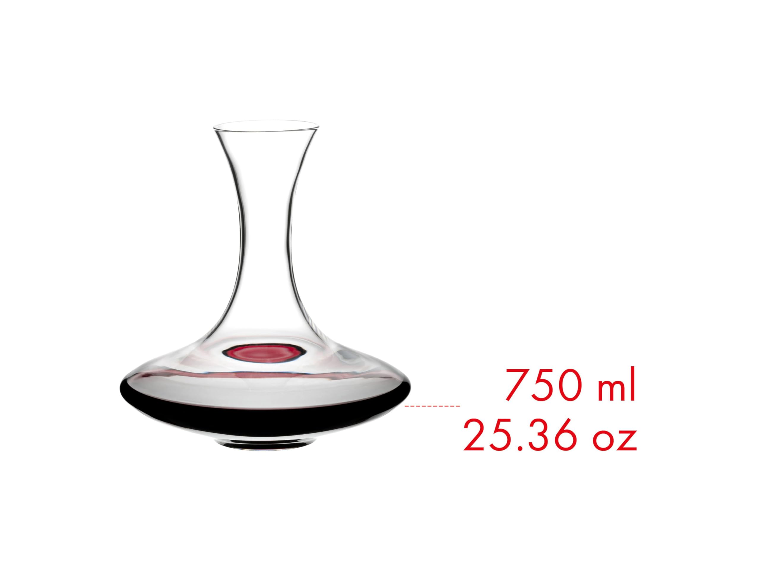 Riedel Ultra Decanter exposes wine to oxygen to open the bouquet