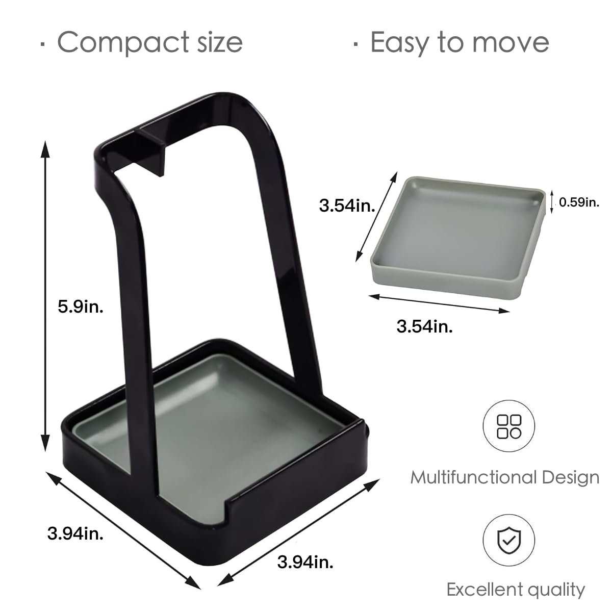 Rievem compact, space-saving solution keeps stovetops tidy in small kitchens.