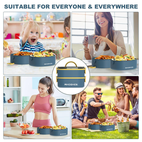 RIKDOKEN lunch box includes cutlery and sauce boxes for complete meals