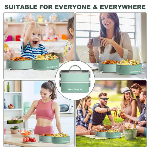 RIKDOKEN lunch box suitable for kids and adults at school or travel