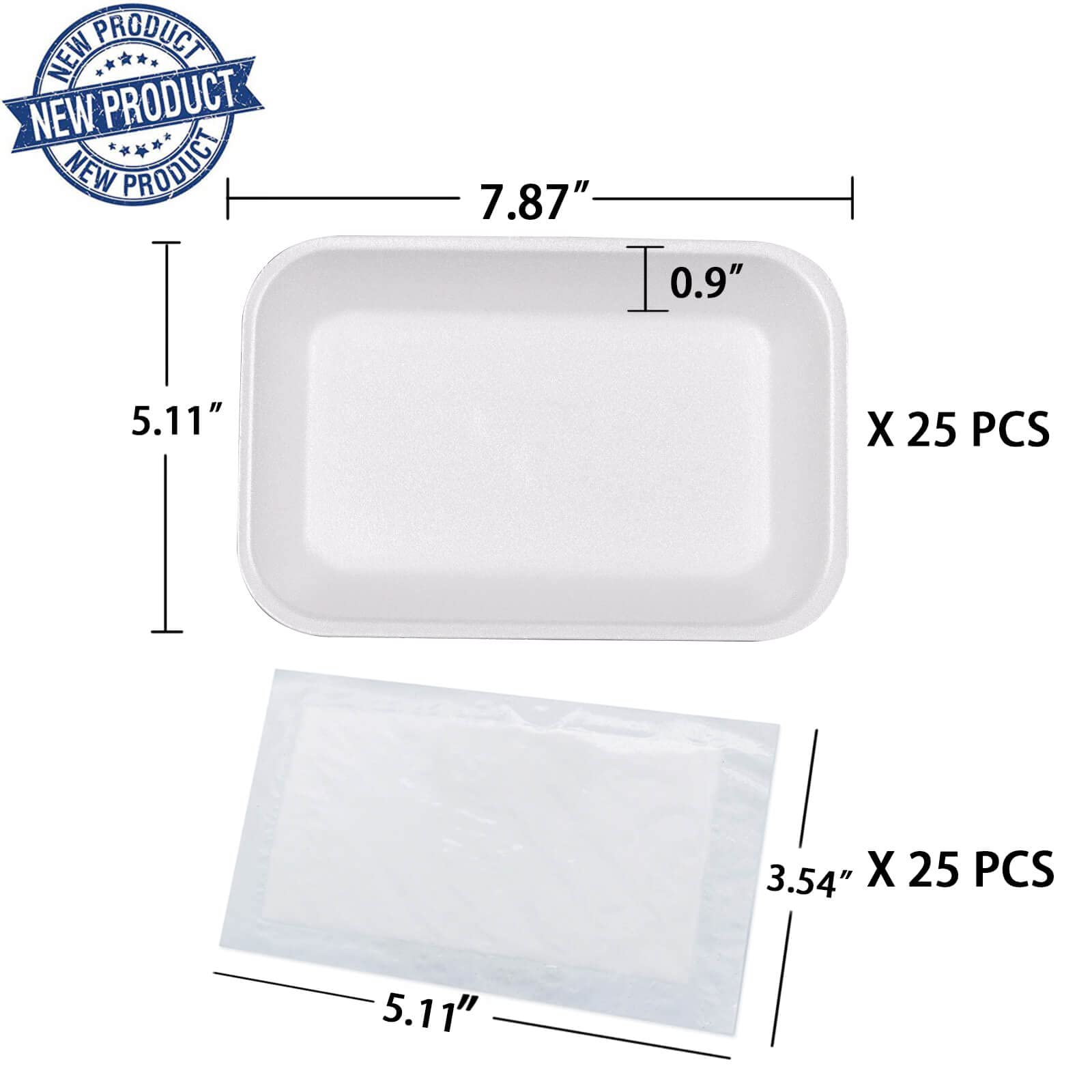 RIKICACA trays at supermarket or butcher counter