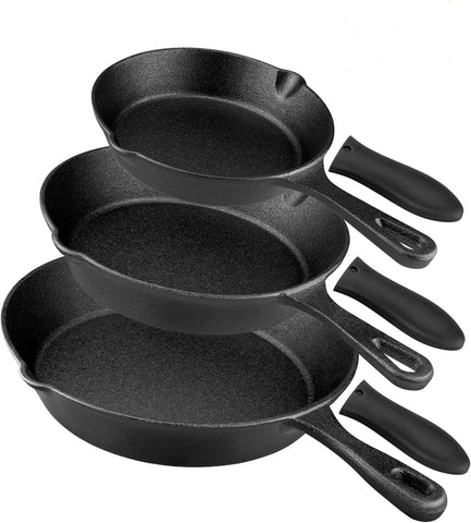 Rincentd six-inch cast iron skillet for searing and sautéing with sturdy heat retention.