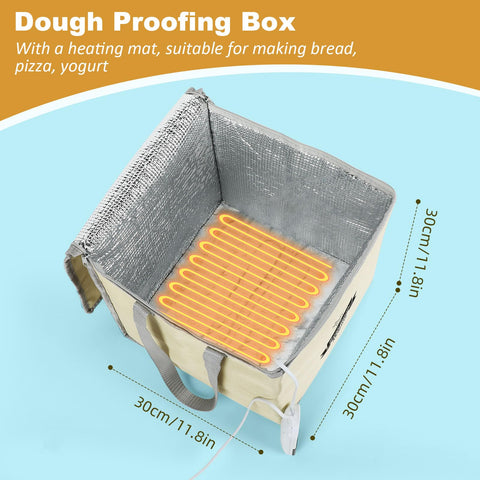 Rindaix multi-use dough proofer supports bread, pizza, yogurt, and sourdough experiments