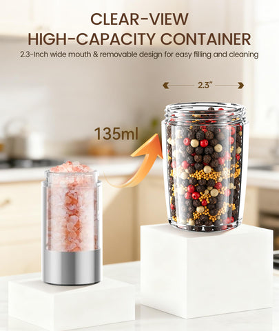 Ringco grinder LED light for precise spice dosing