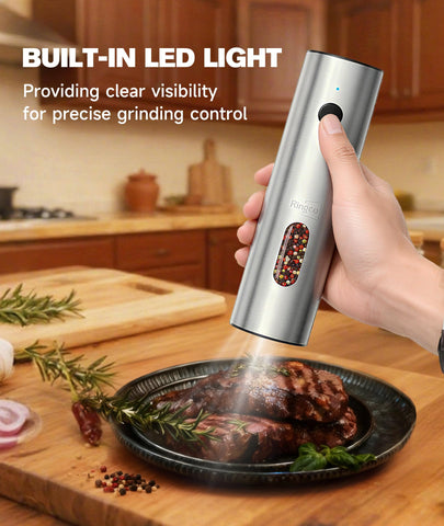 Ringo stainless steel one-piece design adds modern durability to table or kitchen.