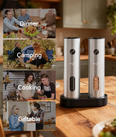 Ringo top-fill design makes refilling clean and quick.