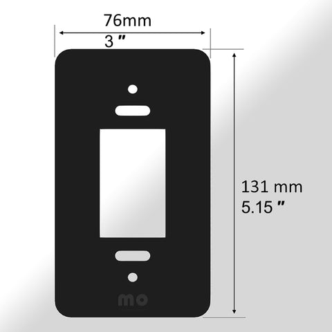 RingWired wall plate slim and robust for long-lasting protection.