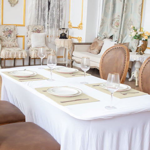 Rinpon wrinkle free placemats that dry flat with minimal wrinkles