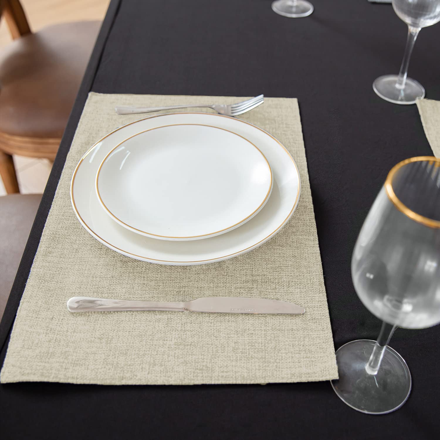 Rinpon machine washable placemats for easy care and cleaning