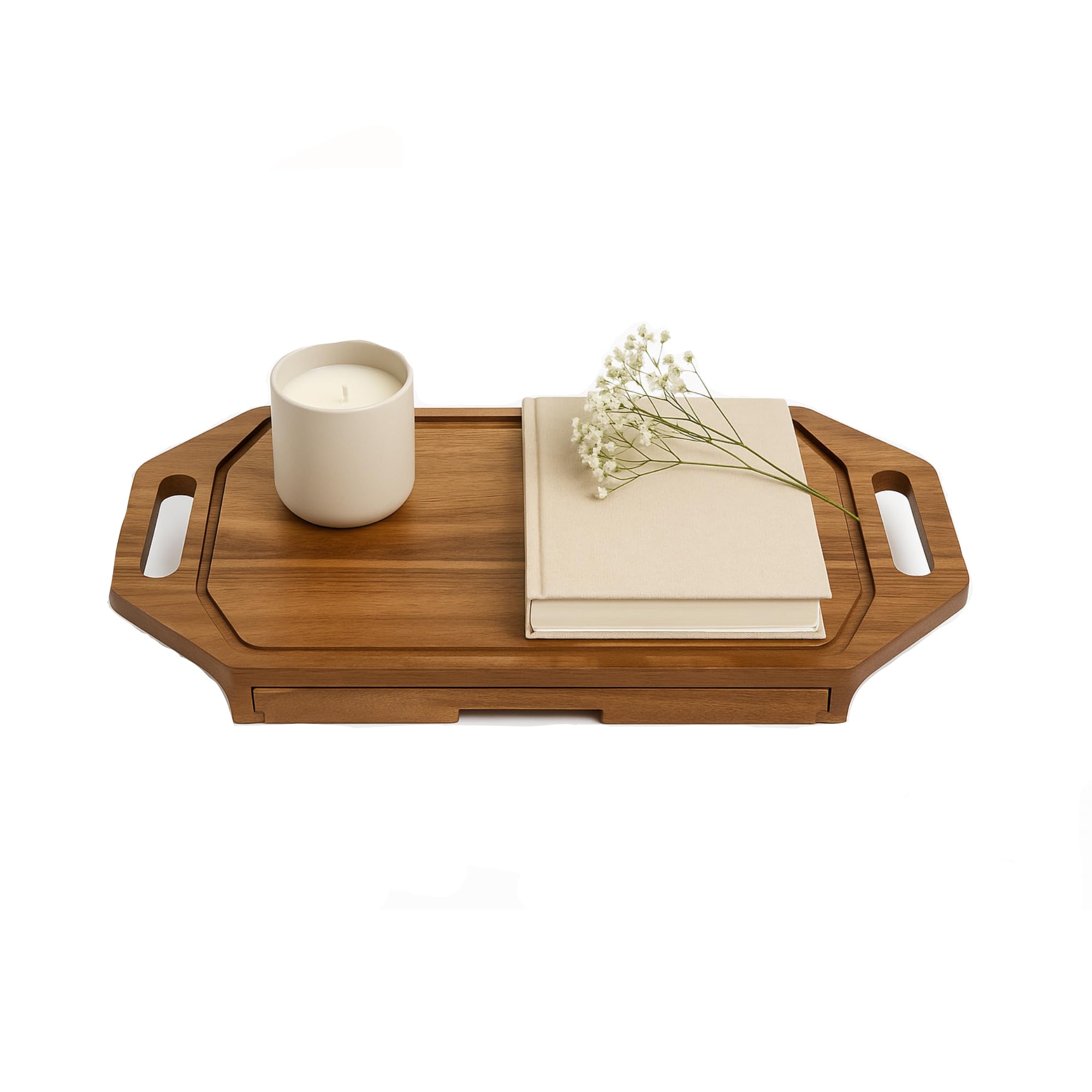 RIQMU premium American-made wood with BPA-free finish for daily use