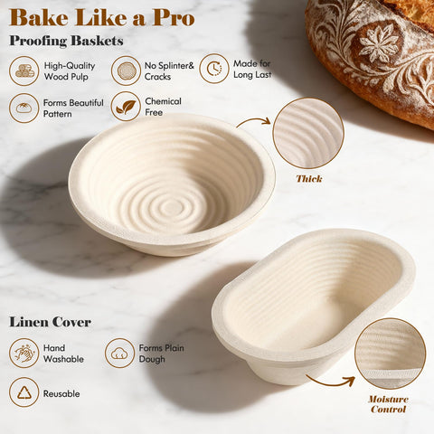 Risecret bread sling shown for gentle dough transfer and shaping