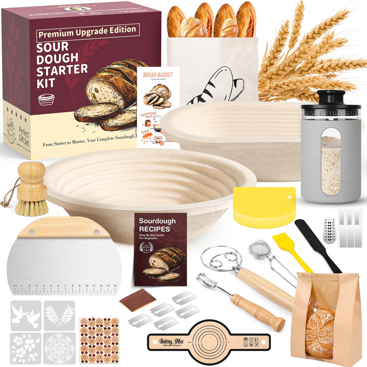Risecret wood pulp bannetons 9-inch round for better rise and smoother texture