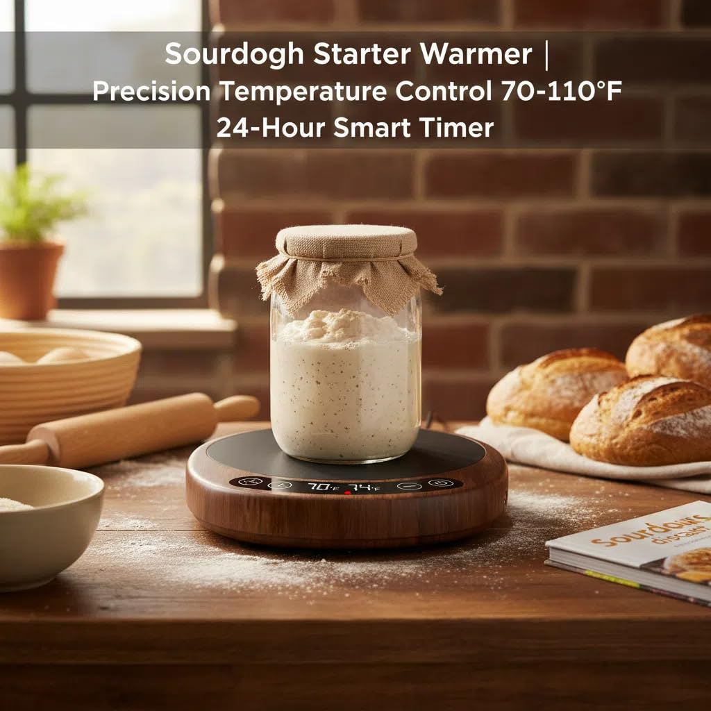 Risecret Pro 2026 built-in 24h timer supports long fermentations with ease.