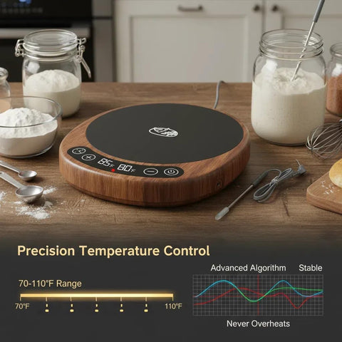 Risecret Pro 2026 dough probe senses internal warmth for accurate proofing.
