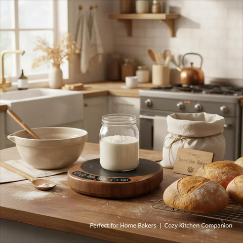 Risecret Pro 2026 extra-wide surface fits jars and bowls for flexible setups.