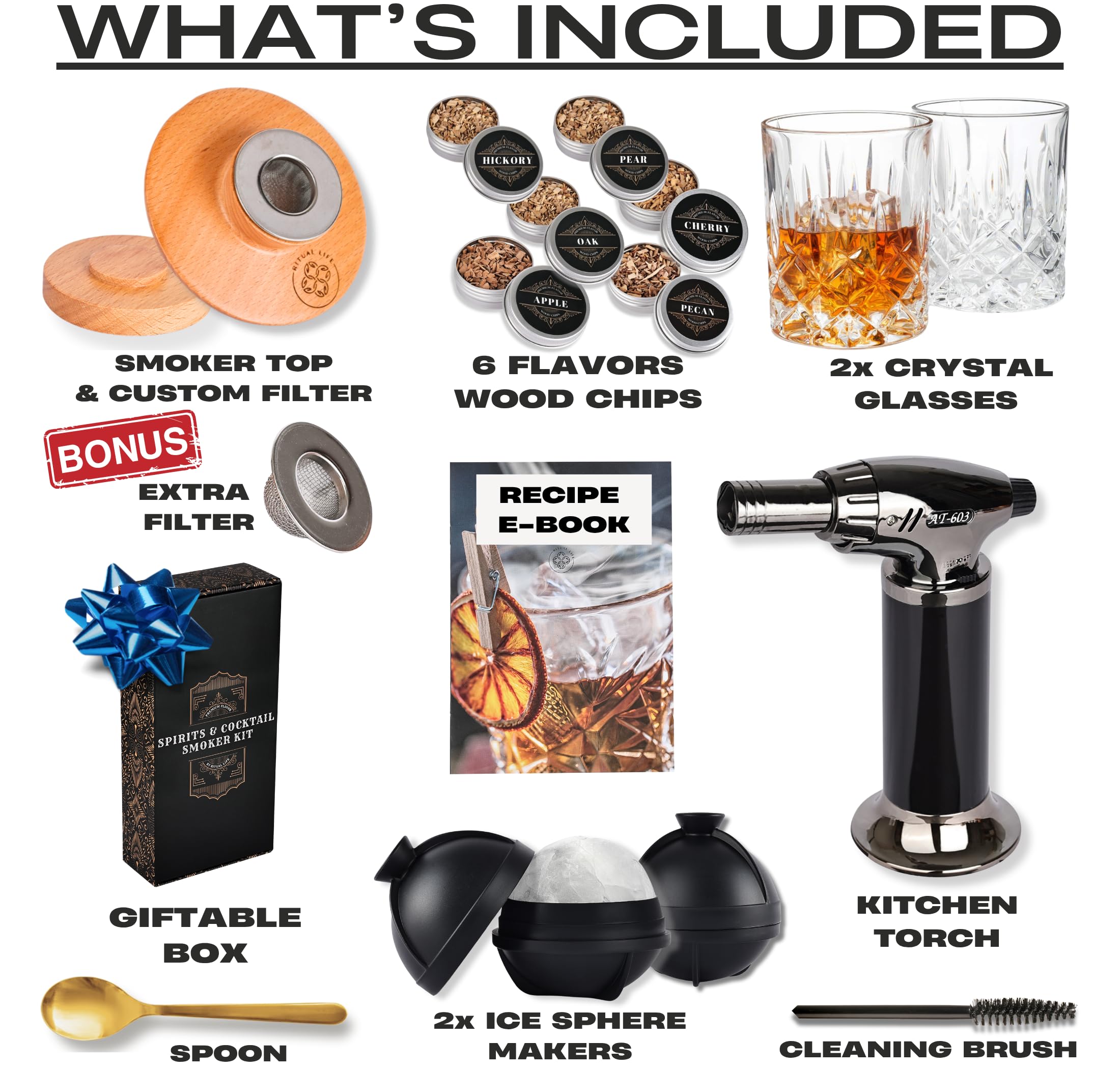 Ritual Life ice ball makers for large slow-melting spheres.