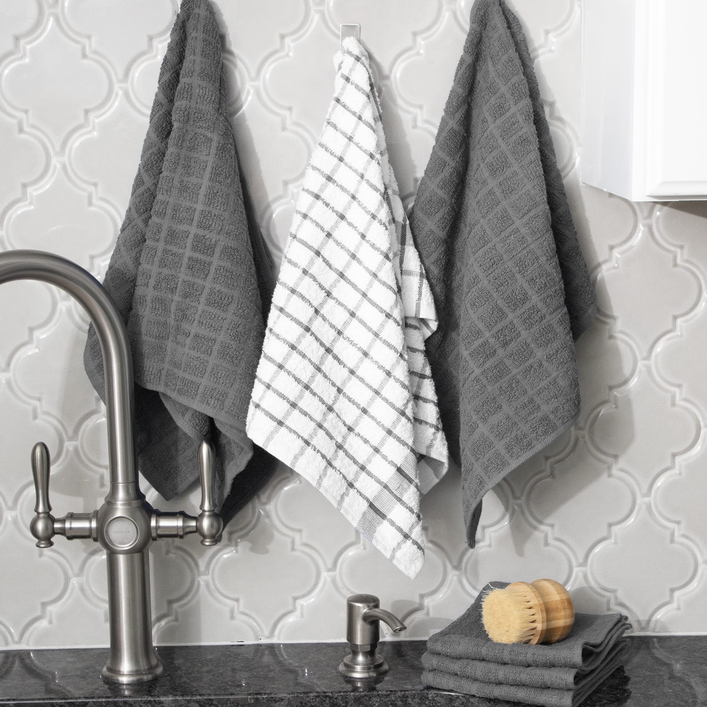Ritz premium dishcloth graphite-12x12 bundle for everyday cleaning.
