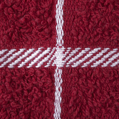 RITZ Terry Check Dish Cloth 12x12 size dries plates efficiently.