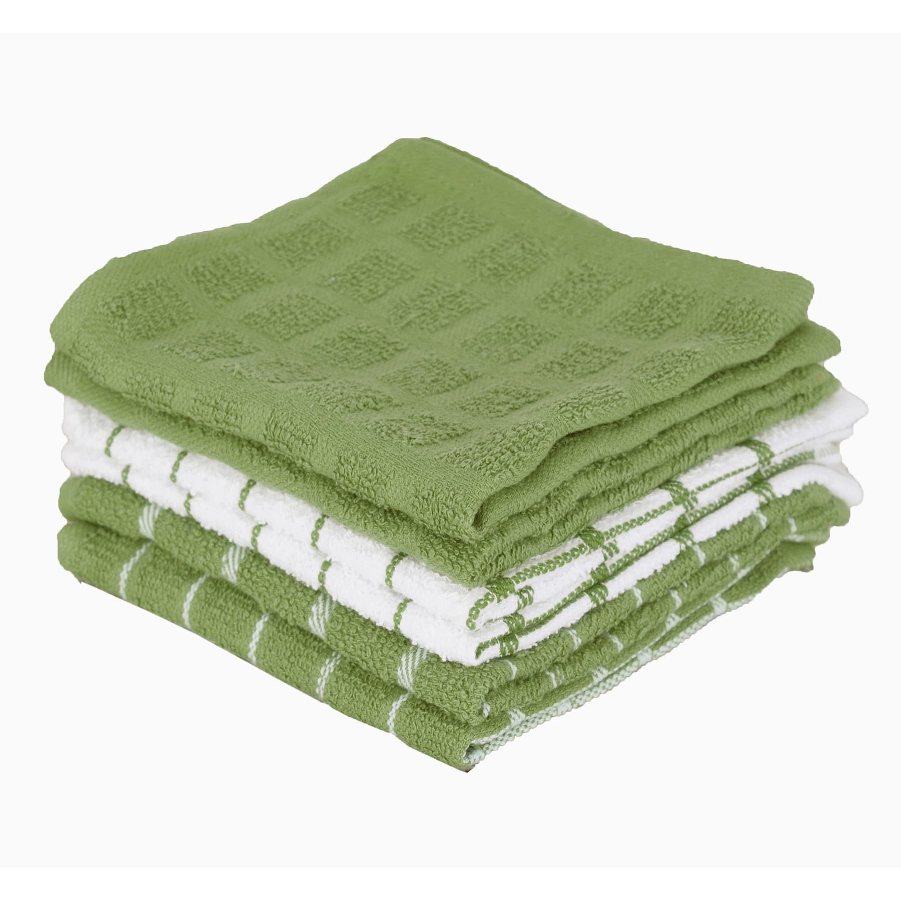 Ritz Terry Check dish cloth set on counter for quick drying