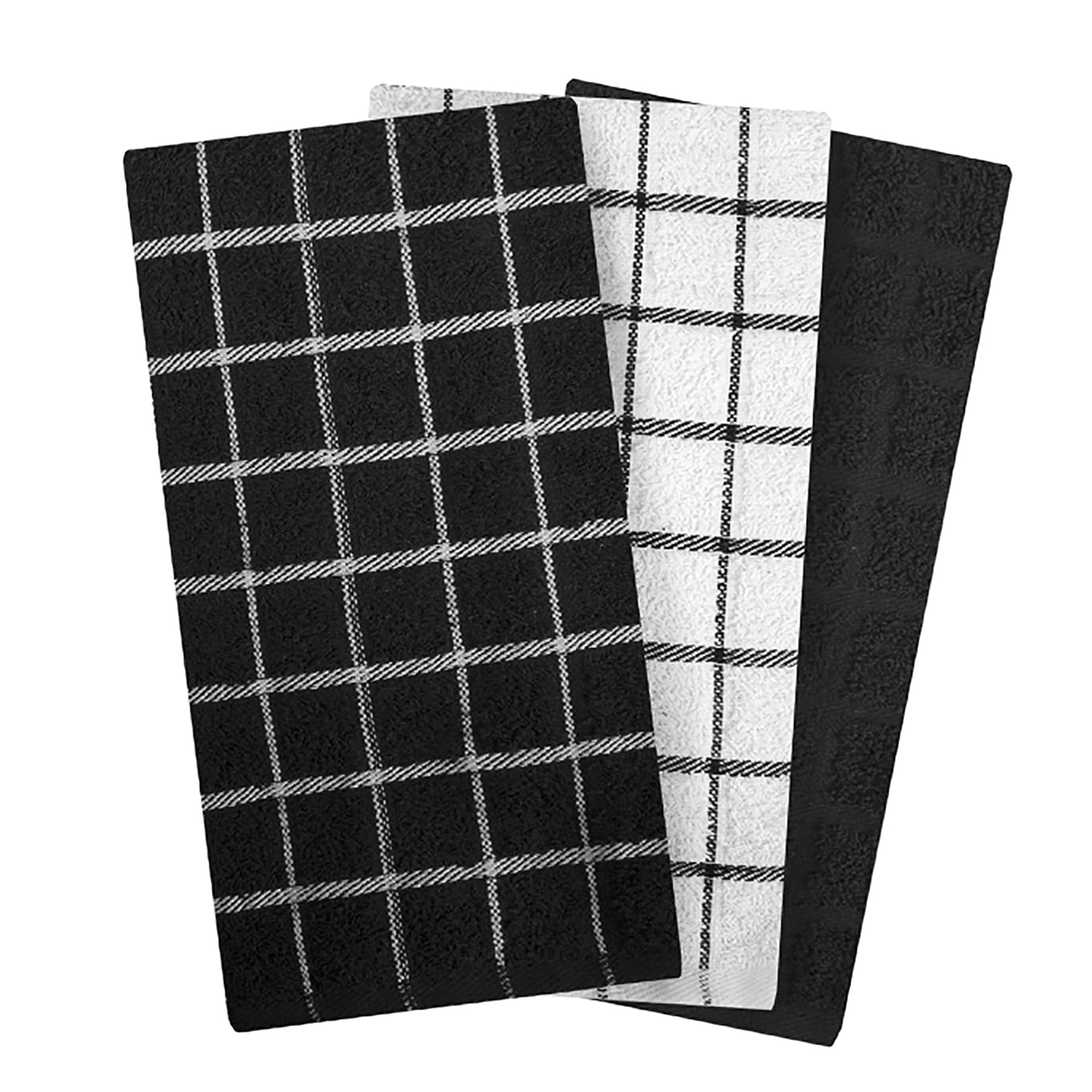 Ritz towels showcase wave terry-loop construction for plush durability.