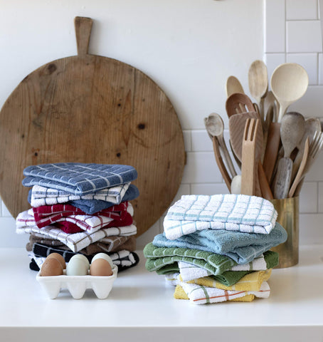 Ritz Terry Check towel for drying dishes and cookware