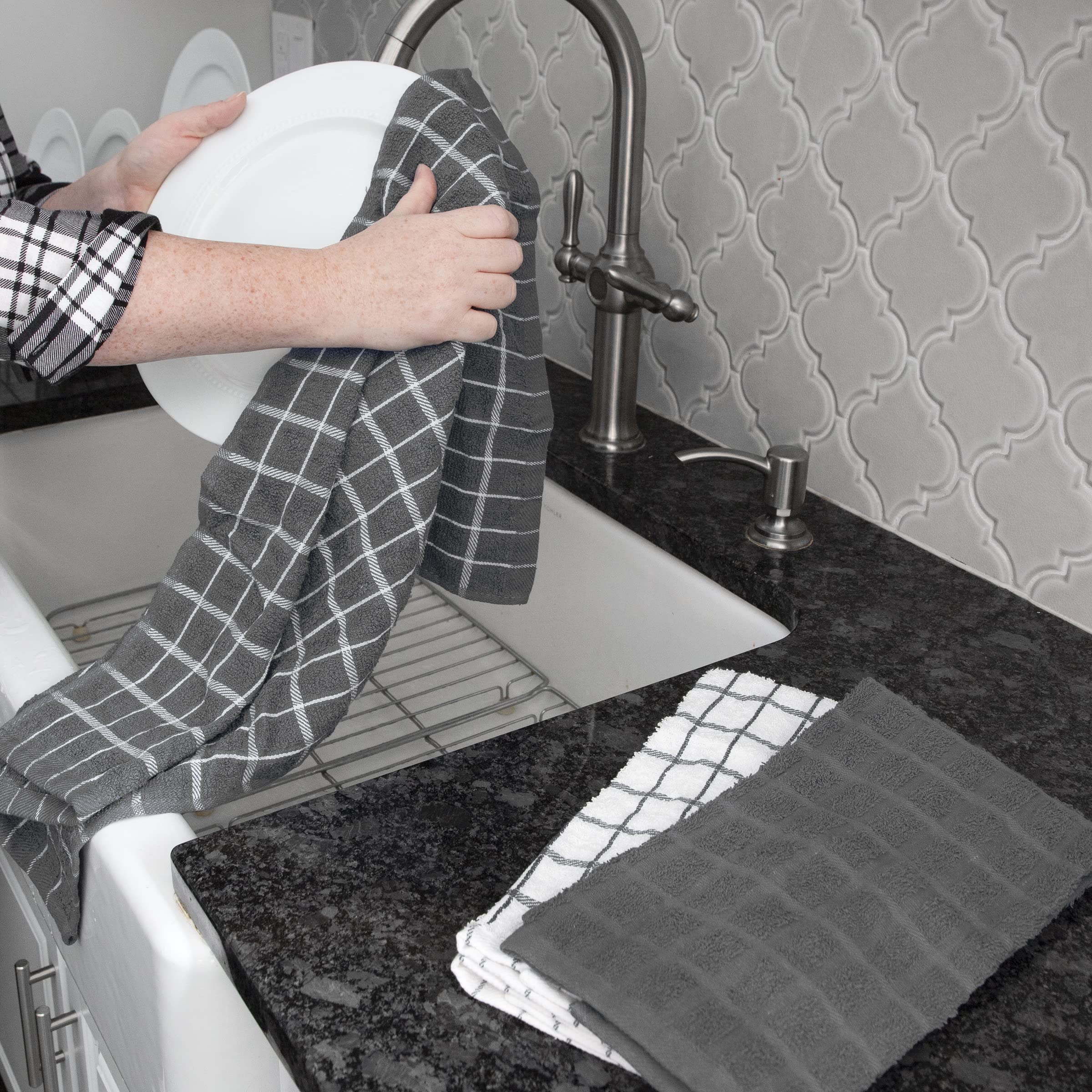 Ritz towel set, absorbent performance for daily kitchen tasks.