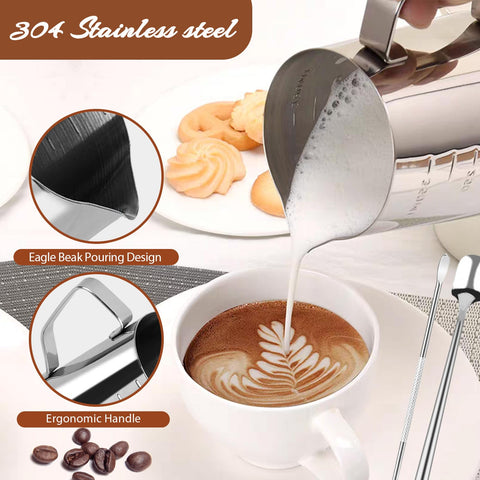 RIVKAWA latte art pen for drawing smooth patterns on milk foam