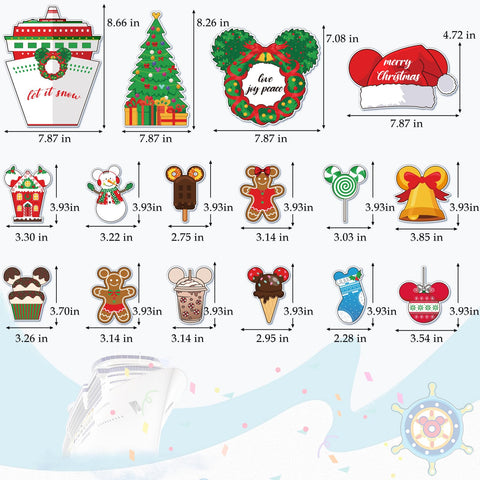 RiVolTa cabin door magnets with mouse characters for charming ship-stateroom decor