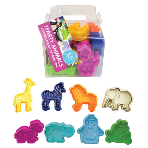 R&amp;M Animal Cookie Stamper giraffe design for playful cookies and parties