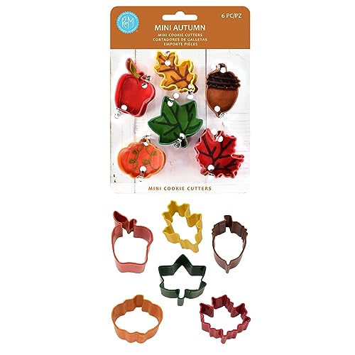 R&M International mini pumpkin cutter for fast, festive cookies