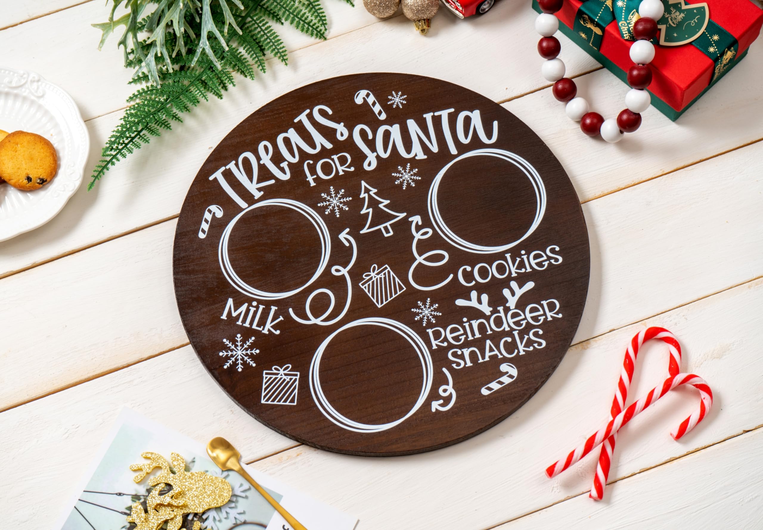 Rmeosye cute farmhouse tray supports festive gifting and hosting