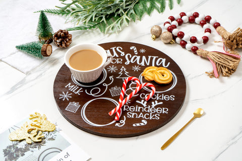 Rmeosye versatile decor tray for table or mantel displays
